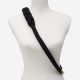 Wide bag strap with chain, nickel