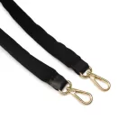 Wide bag strap with chain, nickel