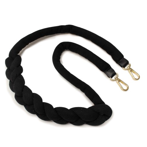 Wide bag strap with chain, nickel