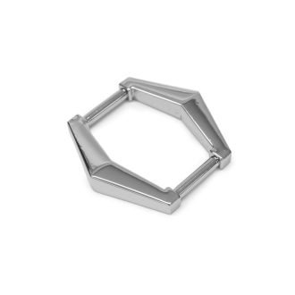 Hexagonal Handle Holder for 15mm Bag Straps, Nichel