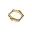 Hexagonal Handle Holder for 15mm Bag Straps, Gold Colour