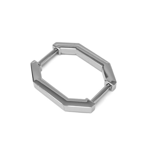 Octagonal Handle Holder, 15 mm, Nichel