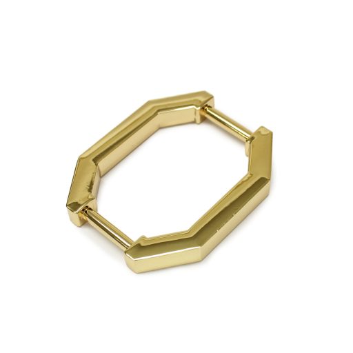 Octagonal Handle Holder for 15mm Bag Straps, Nichel