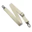 Off White Cotton Bag Strap 3 cm – Adjustable, Detachable Shoulder Strap, Nickel