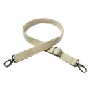 Off White Cotton Bag Strap 3 cm – Adjustable, Detachable Shoulder Strap, Nickel