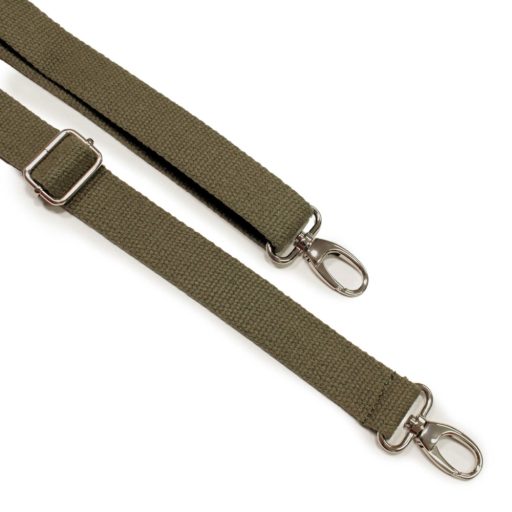 bag shoulder strap Cotton, military, 30 mm, Nickel