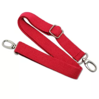  Red Cotton Bag Strap 3 cm – Adjustable, Detachable Shoulder Strap Nickel