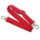 bag shoulder strap Cotton, Red, 30 mm, Nickel