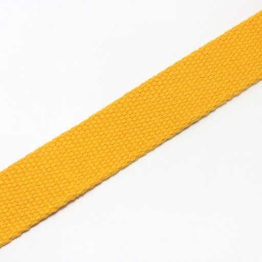 bag shoulder strap Cotton, Yellow, 30 mm, Nickel