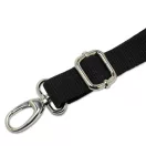 Black Cotton Bag Strap 3 cm – Adjustable, Detachable Shoulder Strap Nickel