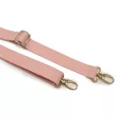 bag shoulder strap Cotton, Pink, 30 mm, Gold