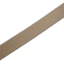 bag shoulder strap Cotton, Flax Coloured, 30 mm, Nickel