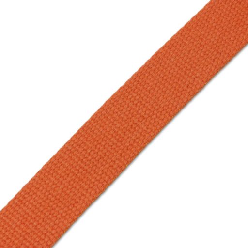 bag shoulder strap Cotton, Orange, 30 mm, Nickel