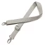Grey Cotton Bag Strap 3 cm – Adjustable, Detachable Shoulder Strap,  Nickel