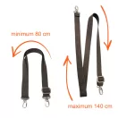 Beige Cotton Bag Strap 3 cm – Adjustable, Detachable Shoulder Strap