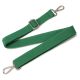 Handbag Strap Cotton, Green, 30 mm, Nickel