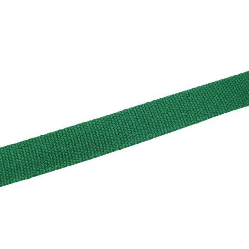 Handbag Strap Cotton, Green, 30 mm, Nickel
