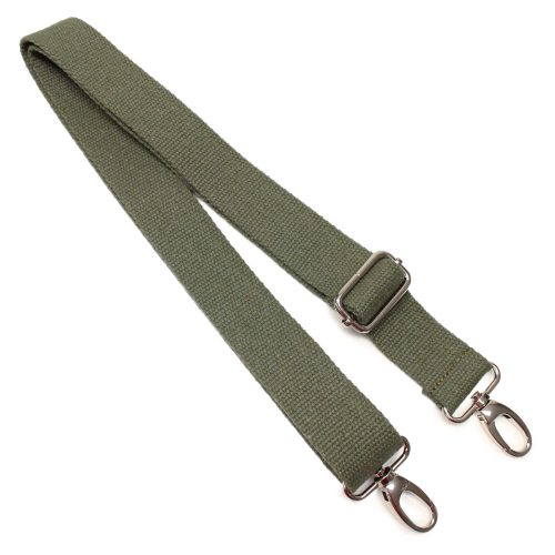 Bag shoulder strap Cotton, military, 40 mm, Nickel