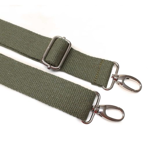 Bag shoulder strap Cotton, military, 40 mm, Nickel