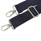 bag shoulder strap Cotton, Dark Blue, 40 mm, Nickel