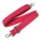 Bag shoulder strap Cotton, Pink, 40 mm, Nickel