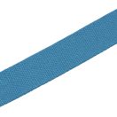 bag shoulder strap Cotton, Turquoise Blue, 40 mm, Nickel