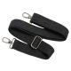 bag shoulder strap Cotton, Dark Grey, 40 mm, Nickel