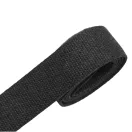 bag shoulder strap Cotton, Dark Grey, 40 mm, Nickel
