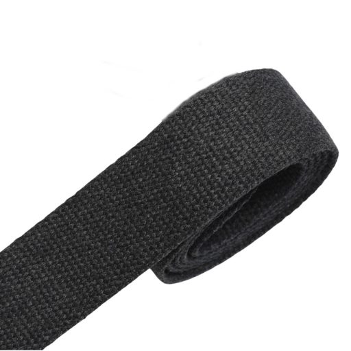 bag shoulder strap Cotton, Dark Grey, 40 mm, Nickel