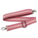 Purse strap Cotton, 40 mm, pink stripes