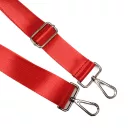 Purse Strap, Red, 40 mm, Nickel