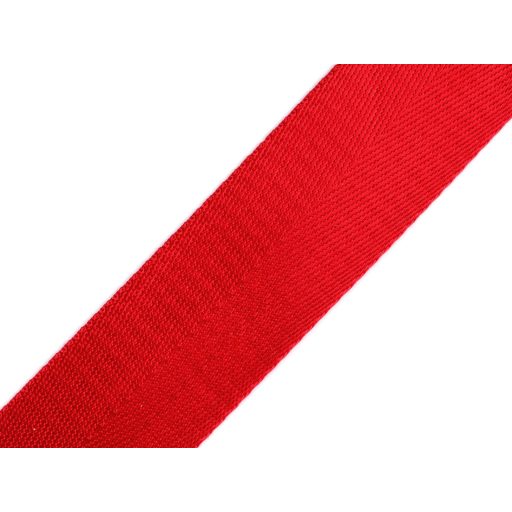 Purse Strap, Red, 40 mm, Nickel