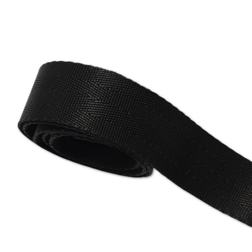 bag shoulder strap, Black, 40 mm, Gold