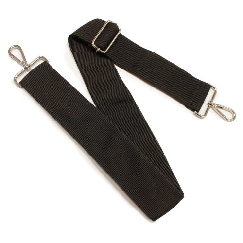bag shoulder strap, Black, 50 mm, Nickel