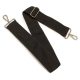 bag shoulder strap, Black, 50 mm, Nickel