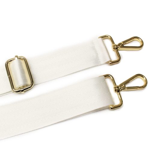 bag shoulder strap, Black, 40 mm, Gold