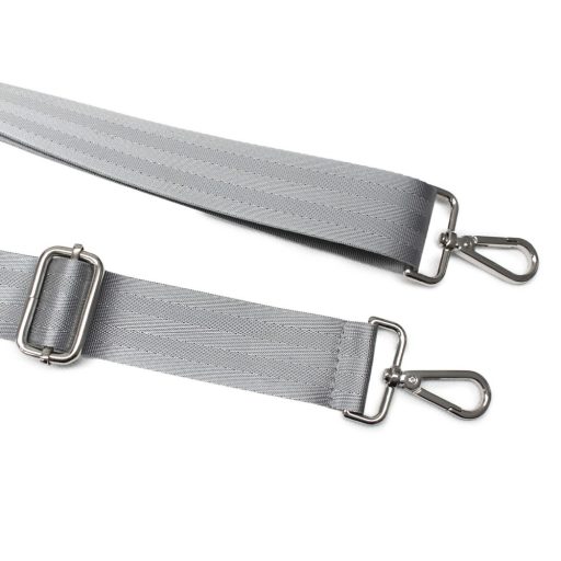 bag shoulder strap, Beige, 40 mm, Nickel