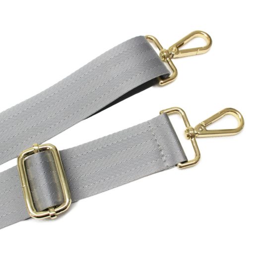 bag shoulder strap, Beige, 40 mm, Nickel