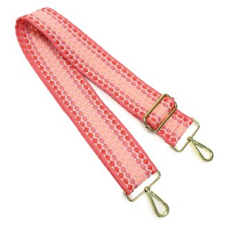 Polka dot patterned, Wide Handbag Strap, 50 mm