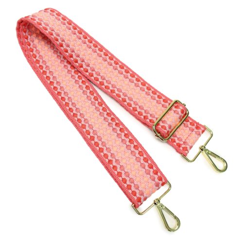 Polka dot patterned, Wide Handbag Strap, 50 mm