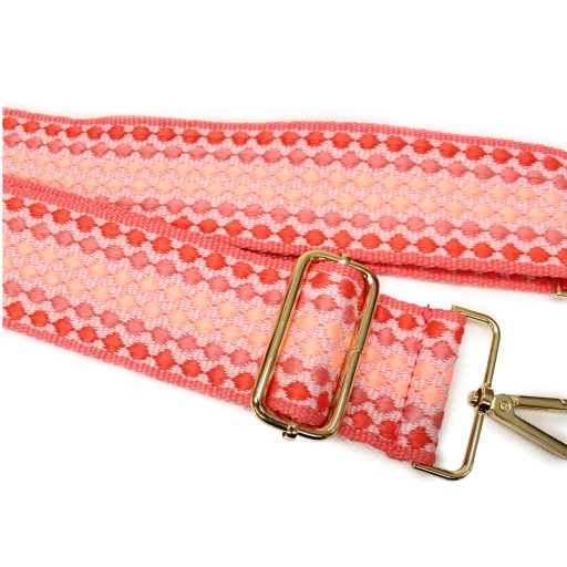 Polka dot patterned, Wide Handbag Strap, 50 mm