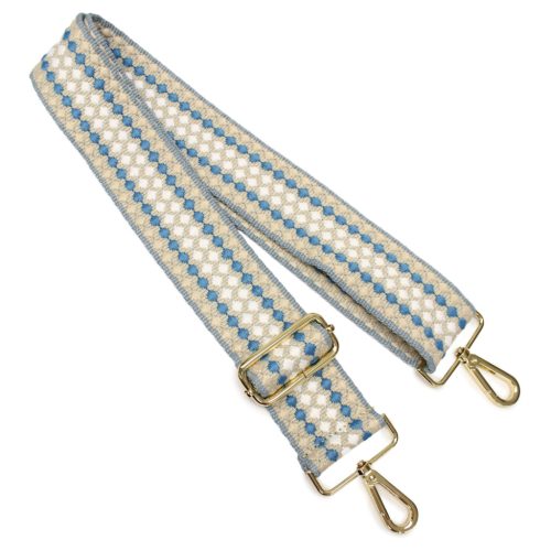 Polka dot patterned, Wide Handbag Strap, 50 mm