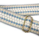 Polka dot patterned, Wide Handbag Strap, 50 mm