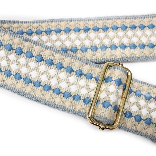 Polka dot patterned, Wide Handbag Strap, 50 mm