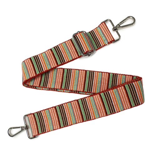 Stylish Colorful Striped Bag Strap – 4 cm Wide, Adjustable