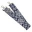 Blue White ZigZag Bag Strap, 50 mm wide