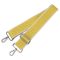Yellow bag strap, 5 cm wide, silver
