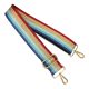 Sparkling Rainbow-striped Bag Strap