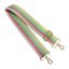 Sparkling Rainbow-striped Bag Strap, Green
