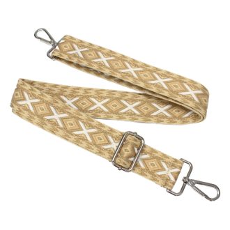 Colorful Adjustable Bag Strap, Brown– 4 cm Wide